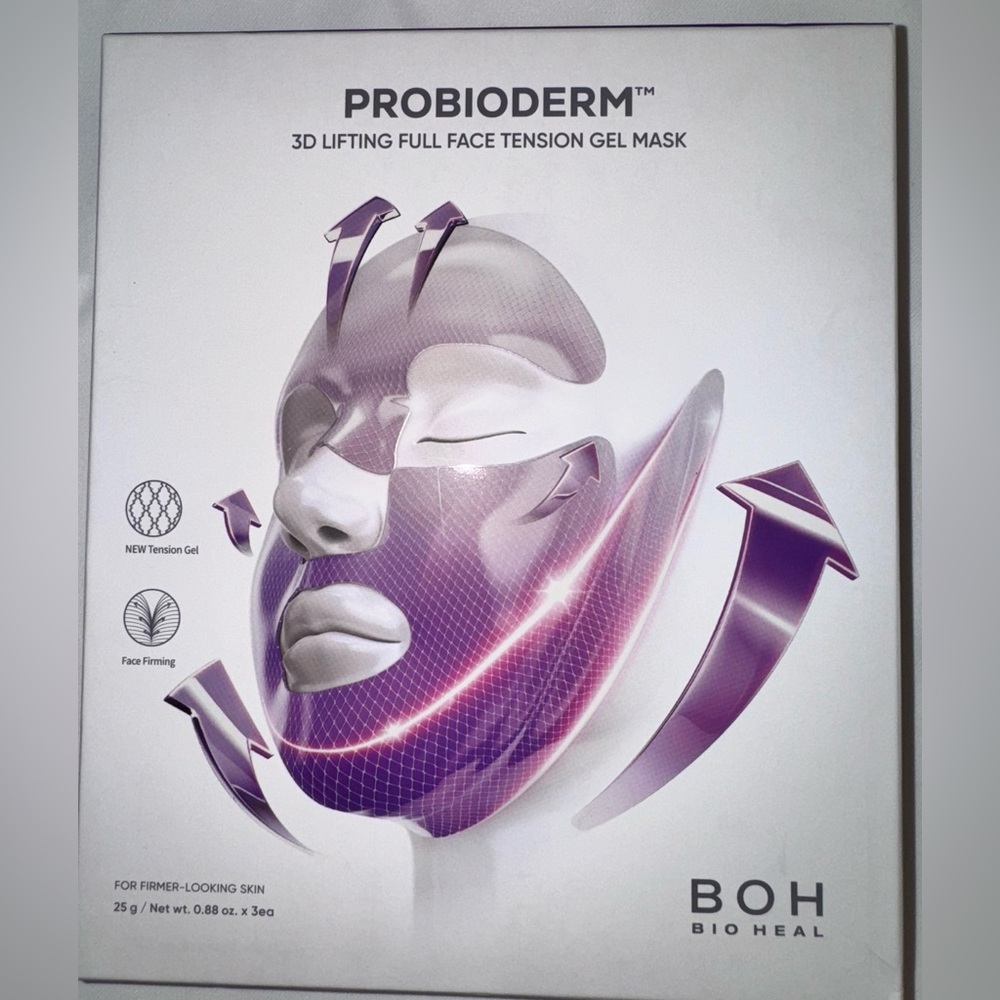 Probioderm 3D Lifting Full Tension Gel Face Mask - 3 in a Box